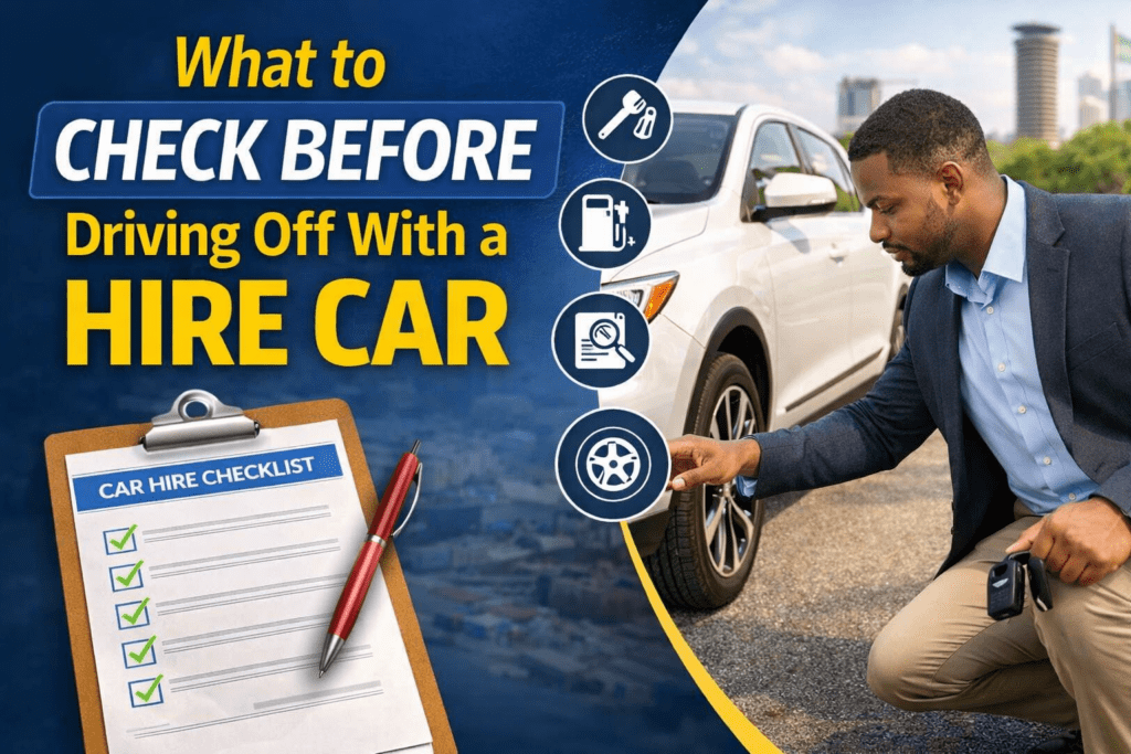What to Check Before Driving Off With a Hire Car