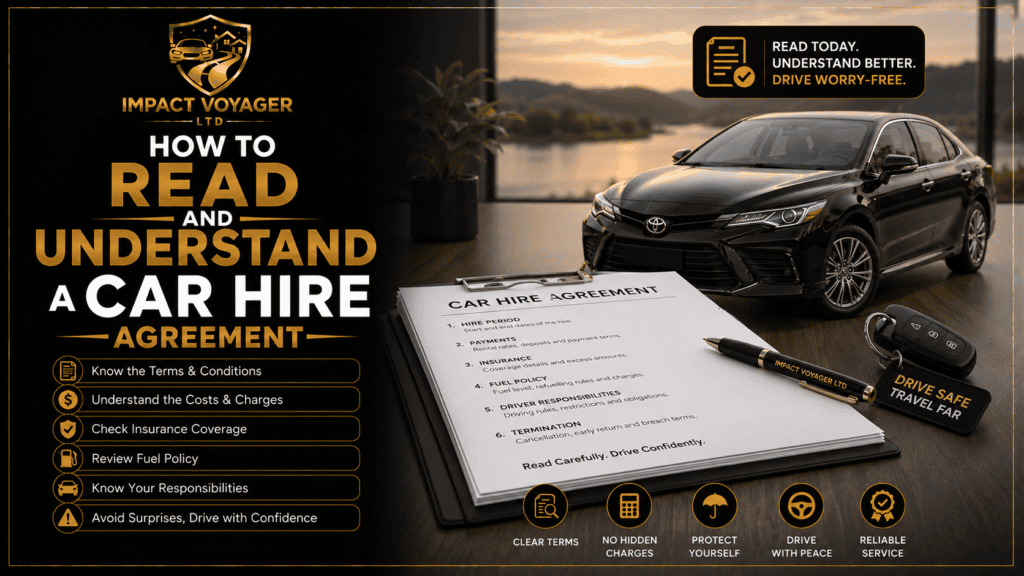 How to Read and Understand a Car Hire Agreement