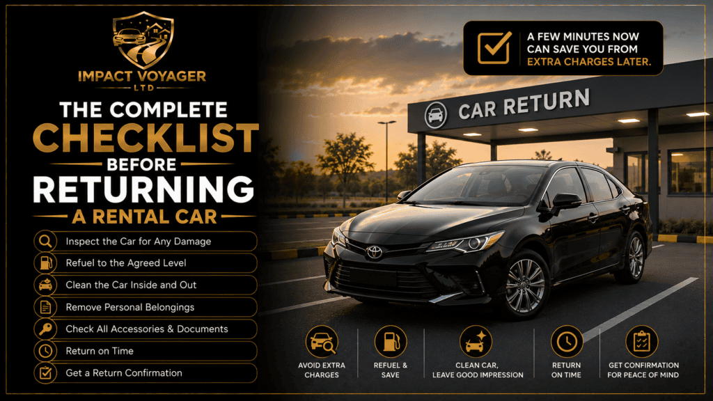 The Complete Checklist Before Returning a Rental Car