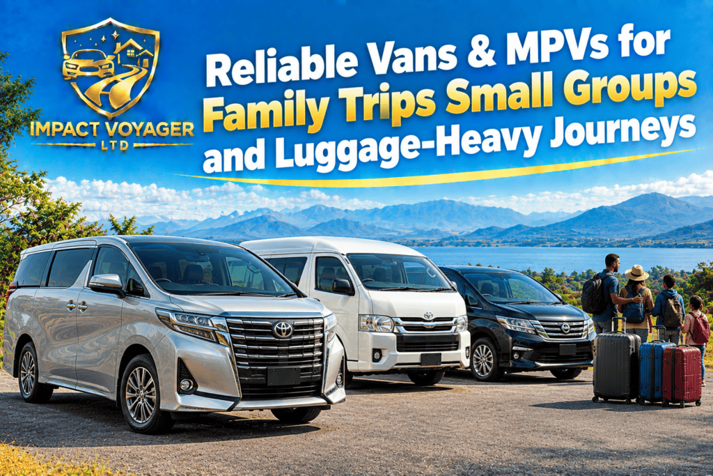 Reliable Vans & MPVs for Family Trips Small Groups and Luggage-Heavy Journeys