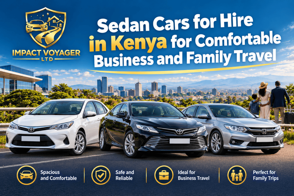Sedan Cars for Hire in Kenya for Comfortable Business and Family Travel